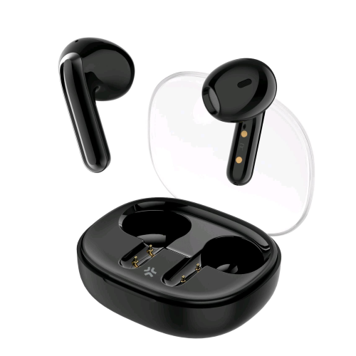 CELLY SHEER2 AURICOLARI TRUE WIRELESS CONTROLLO VOLUME/MUSICA CON CUSTODIA TRASPARENTE NERO
